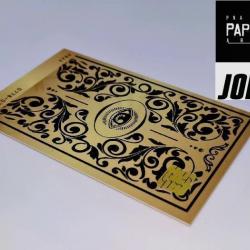 NOUVEAU! EXCLUSIF PAPILLON NOIR ARMAMENT CARTE PASS OEIL JOHN WICK EN PVC AVEC PUCE MÉTALIQUE.