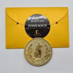 NOUVEAU! EXCLUSIF PNA! ENSEMBLE JOHN WICK X 1 PIECE + X 1 ENVELOPPE CONTINENTAL HOTEL !