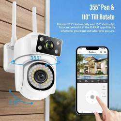 CAMÉRA DE SURVEILLANCE WIFI 8MP + CARTE SD 32G - INTERPHONE - SUIVI DEPLACEMENT - LIVRAISON GRATUITE