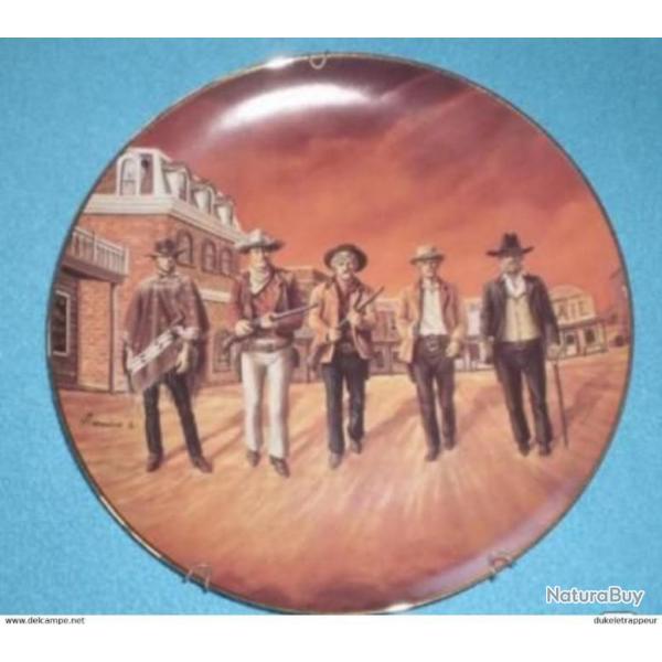 Assiette John WAYNE par GLENICE 1987 Collection