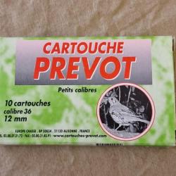 Cartouches Prevot cal. 12mm N°10 DESTOCKAGE!!!