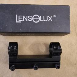 Montage fixe Lensolux monobloc haut dia.25,4mm pour rail 10-15mm HILMAR SUPER DESTOCK !!!