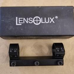 Montage fixe Lensolux monobloc bas dia.25,4mm pour rail 10-15mm HILMAR SUPER DESTOCK !!!
