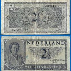 Pays Bas 2 1/2 Gulden 1943 Billet Netherlands 2.5 Guldens