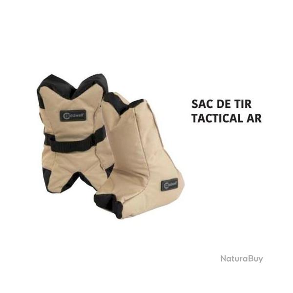 Sac de tir Tactical AR Caldwell avant et arrire pour arme longue ou de poing