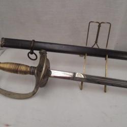 épée de sous  officier - Couleau a Kligenthal - L. total 106 cm   lame de 90 cm  - vendue  en l'état