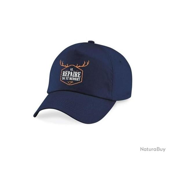 Casquette Le Repaire de Saint Hubert Deer bleu