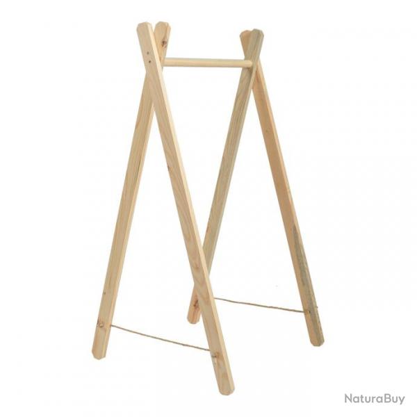 Portemanteau pliable pin 100 x 50 x 40 cm naturel 03_0008179