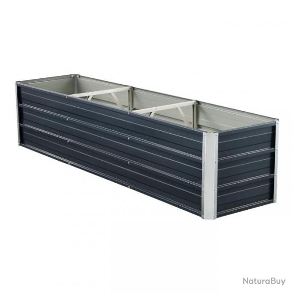 Jardinire  2 barres de sparation 183 x 47 x 40 cm anthracite 03_0007184