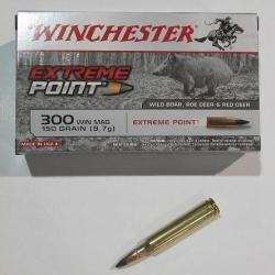 1 boite neuve de 20 cartouches  de calibre 300 Winchester Magnum Extreme point , 150 grains