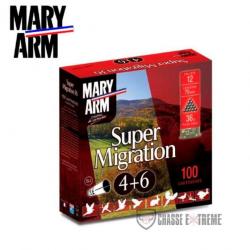 Pack de 100 Cartouche MARY ARM Super Migration 36gr Cal 12/70 PB 4+6