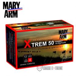10 Cartouche MARY ARM Xtrem 50 Tungsten Cal 12/89 Pb4