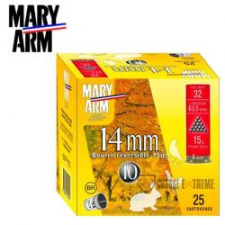 25 Cartouche MARY ARM 14 MM Cal 32/63 Pb 4