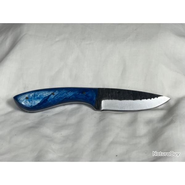Couteau  dpecer forg 20cm marbr bleu CHASSE24