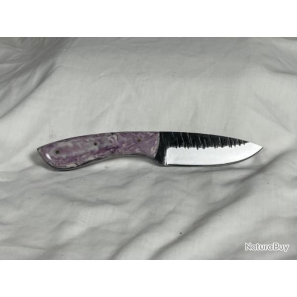 Couteau  dpecer forg 20cm marbr violet CHASSE24