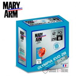 25 Cartouche MARY ARM Olympia Evo Bior 28gr Cal 12/70 Pb8