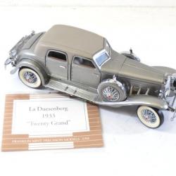 Voiture miniature Franklin mint 1933 duesenberg sj twenty grand