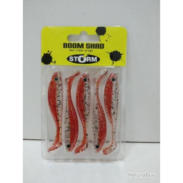 !! Storm BOOM SHAD 3"  8CM FROZEN STRAWBERY !!