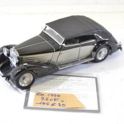 Voiture miniature Franklin mint 1939 Maybach Zeppelin Black / Silver 1/24