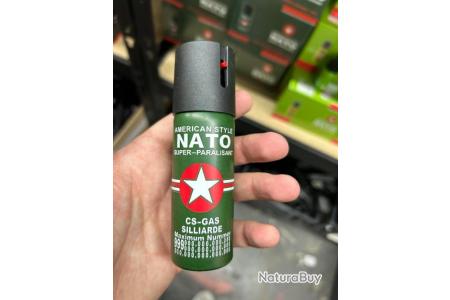 Spray Gel Poivre de poche NATO - Bombe lacrymogène à gel (11435340)