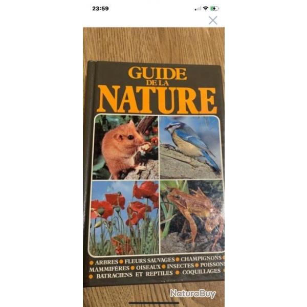 Livre guide de la nature