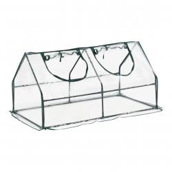 Châssis de jardin à 2 fenêtres en acier et PVC 120 x 60 x 60 cm 03_0008267