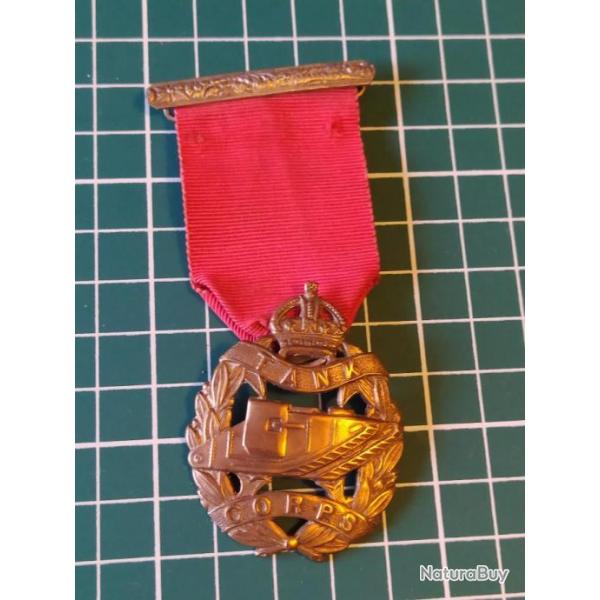 MEDAILLE /INSIGNE TANK CORPS, ANGLETERRE 14/18 WW1