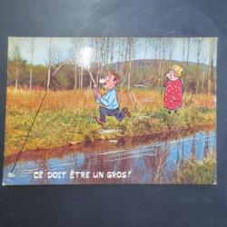 cartes postales humour pêche