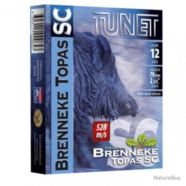 Cartouches Tunet Brenneke Topas SC Cal.12/70 Par 1 - Par 5