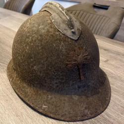 Casque Adrian WW2 Français dans son jus