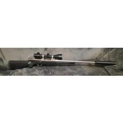 Ruger m77 inox 30-06 + lunette + modérateur