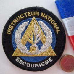 écusson militaire collection gendarmerie instructeur nationale secourisme