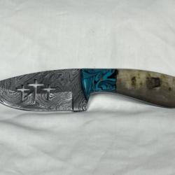 Skinner 20cm Damas forgé Golgotha enchère