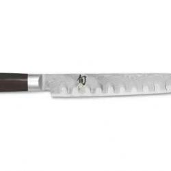 Kai DM-0720 Shun Classic Couteau à lame alvéolée de 23 cm Damas