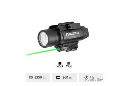 Olight Baldr Pro Black Laser vert Piles incluses - Lasers