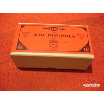 Lot 2 Boîtes Bourres/cartons + Bourroir Buis + Boîte Amorçage Chasse - Occasion
