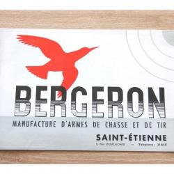 catalogue fusil BERGERON revue brochure - VENDU PAR JEPERCUTE (d7c209)