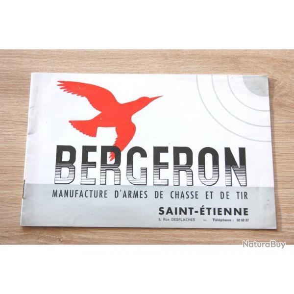 catalogue BERGERON revue brochure - VENDU PAR JEPERCUTE (d7c209)