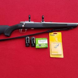 superbe ruger 77/44 magnum inox