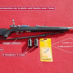 superbe ruger 77/44 magnum inox