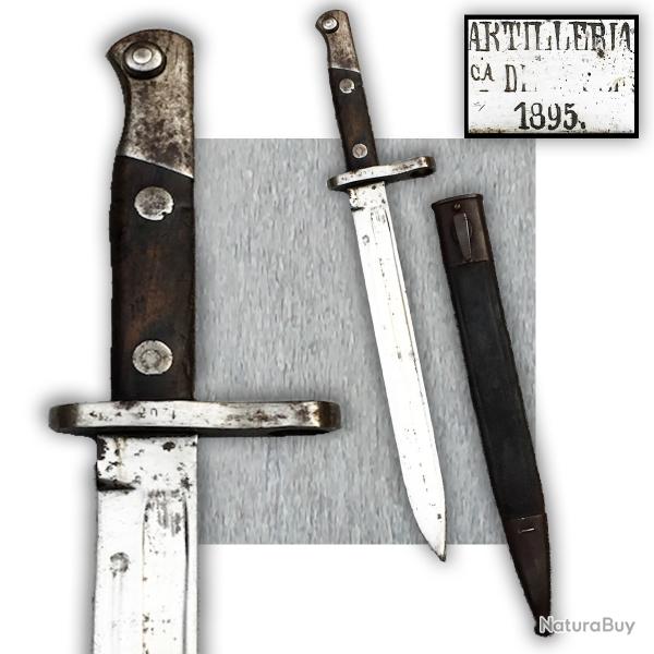 SUPERBE & BELLE BAIONNETTE / MACHETTE ESPAGNOLE, ARTILLERIE, COURTE, TOLEDO, MAUSER, ORIGINAL #19