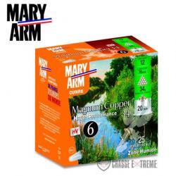 25 Cartouche MARY ARM Magnum Copper 34g Cal 12/70 Pb4 et 6