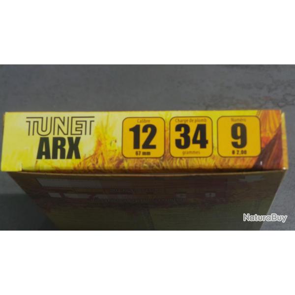 Cartouches TUNET ARX Cal.12 67 34 grs plombs