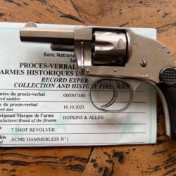 Revolver HOPKINS & ALLEN calibre 22 long