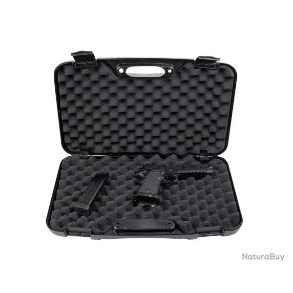 MALLETTE PISTOLET 50X30X8.5 NOIRE CLIPS