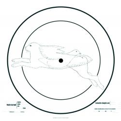 CIBLE D'ESSAI POUR FUSIL 90X90
