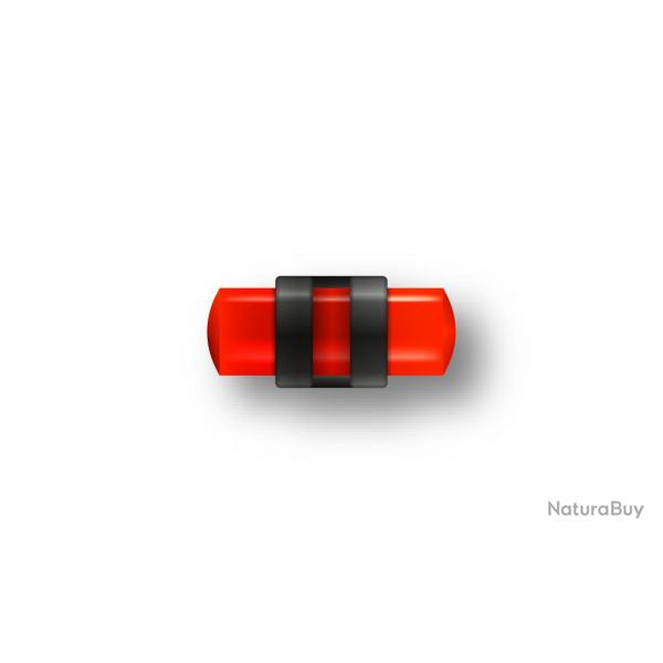 GUIDON FLUO ROUGE AJOURE M3.5 D3.5 L10
