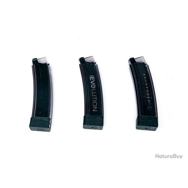CHARGEUR AEG 75 CPS SCORPION EVO3 BOITE DE 3 SMOKY