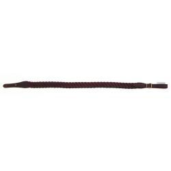 BRETELLE CUIR TRESSE VIEILLI 8 BRINS