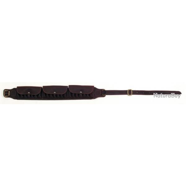 CARTOUCHIERE 21T CUIR VIEILLI INTERIEUR DOUBLE CUIR RABAT
